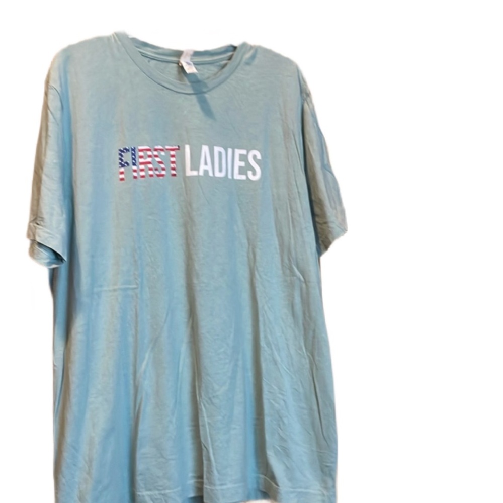 ⭐️Canvas First Ladies green tee shirt size 2x